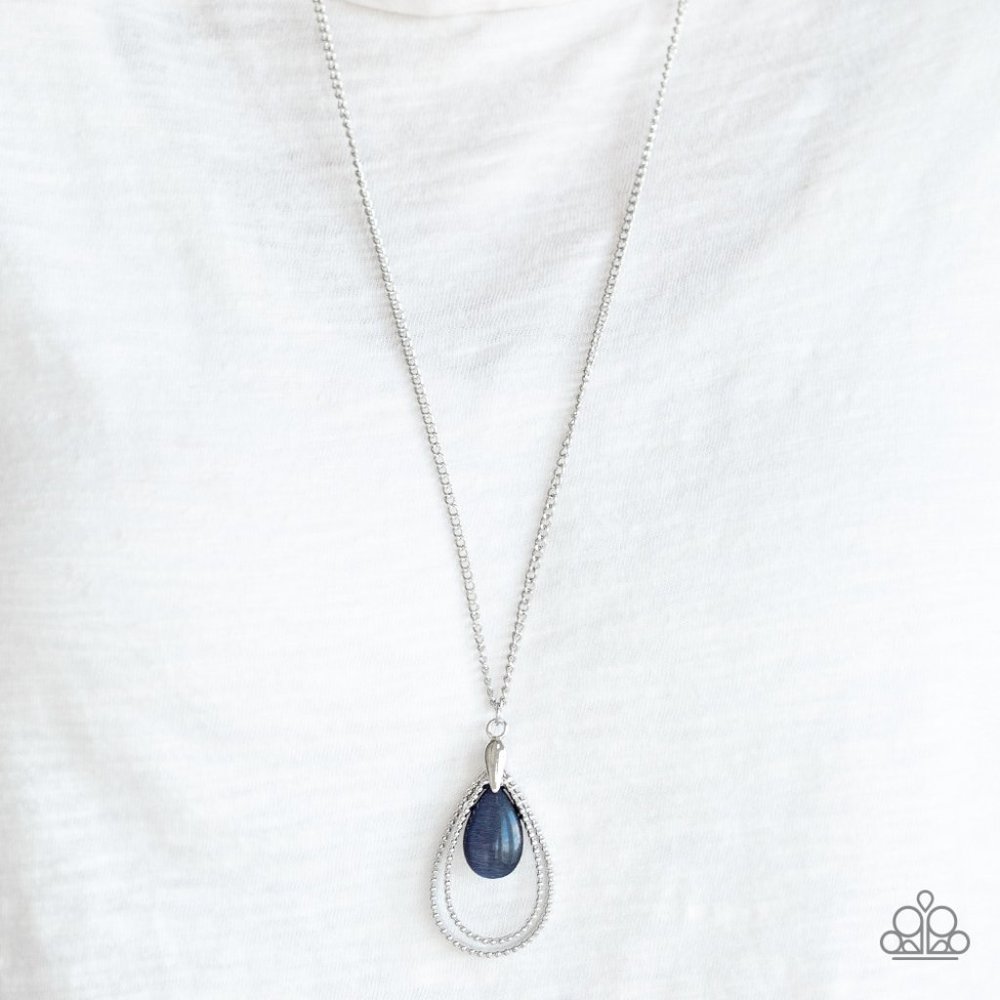 3+/$5 ea. Teardrop Tranquility - Blue
